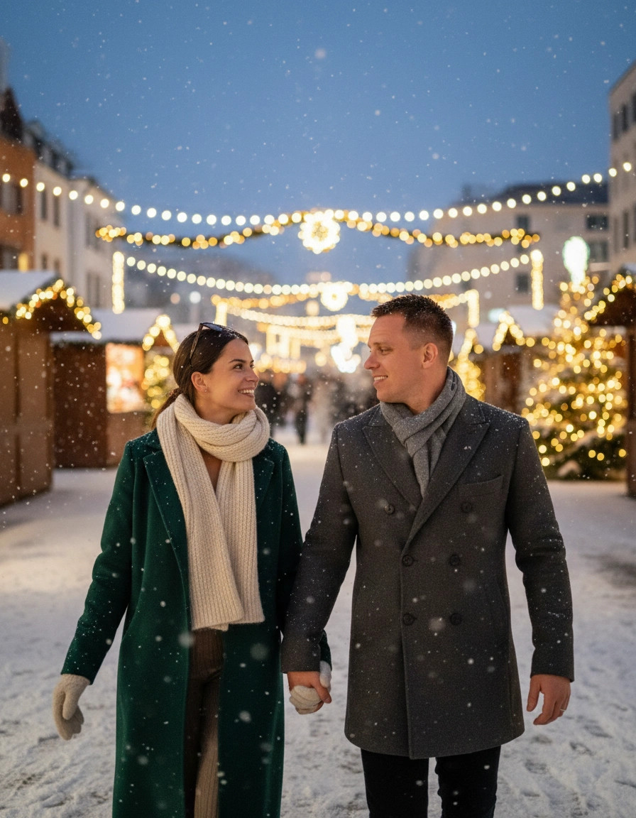 Świąteczne zdjęcie na kartki