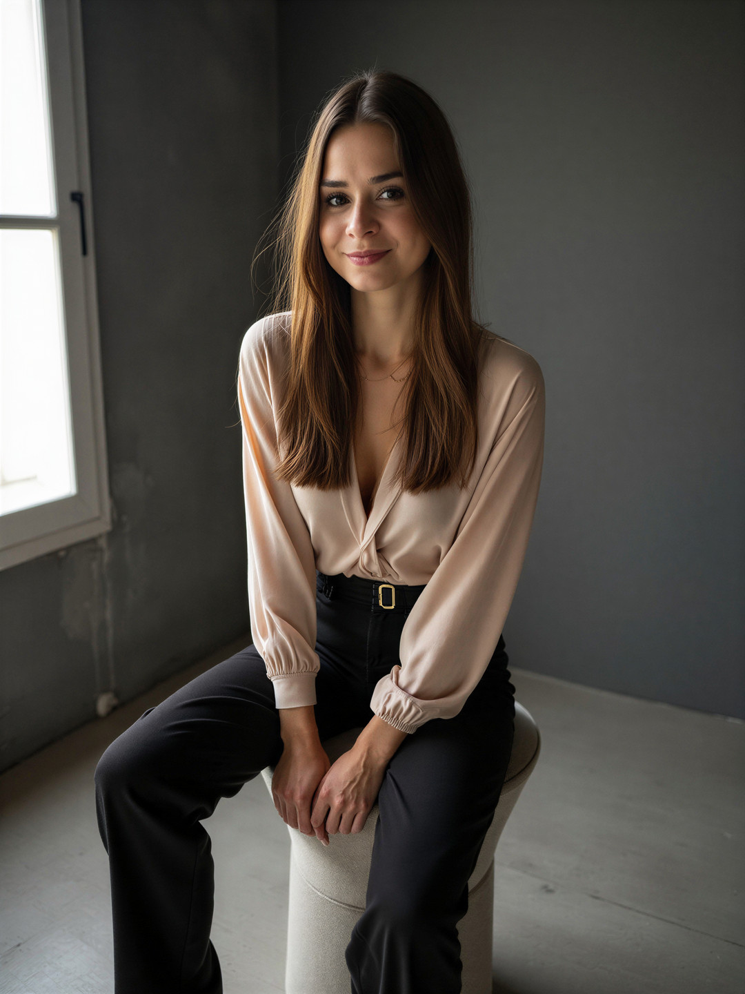 Profesjonalne zdjęcie kobiece ze studia