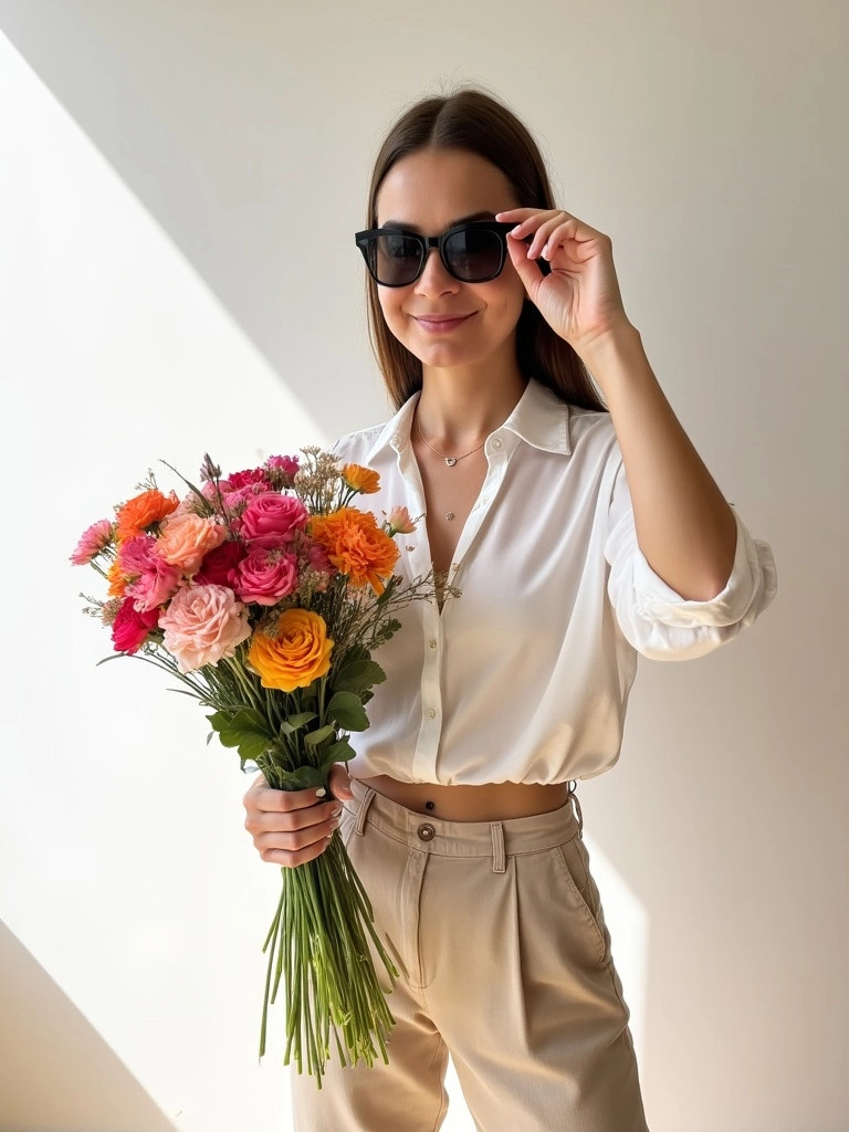 Przykład profesjonalnej kobiecej sesji zdjęciowej