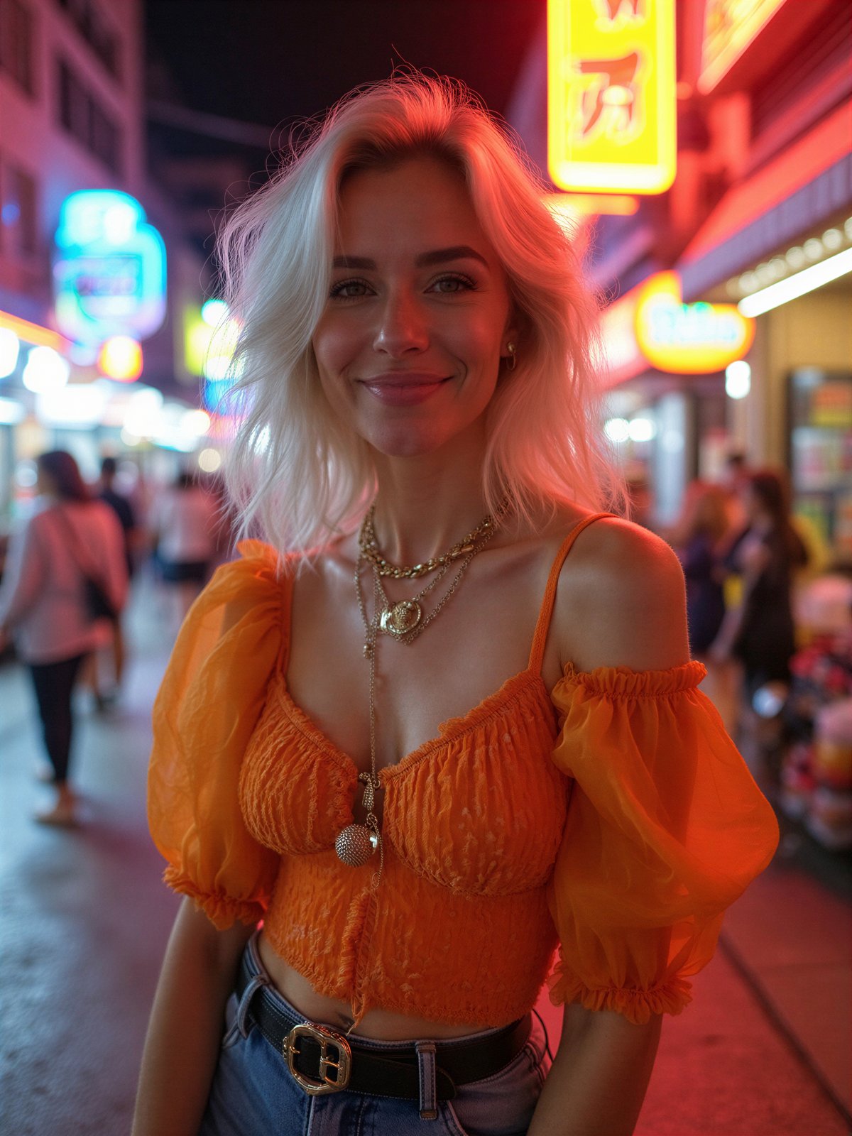 Strój Lata 80 Kobieta Vintage Retro Moda Kolorowy Stylizacja