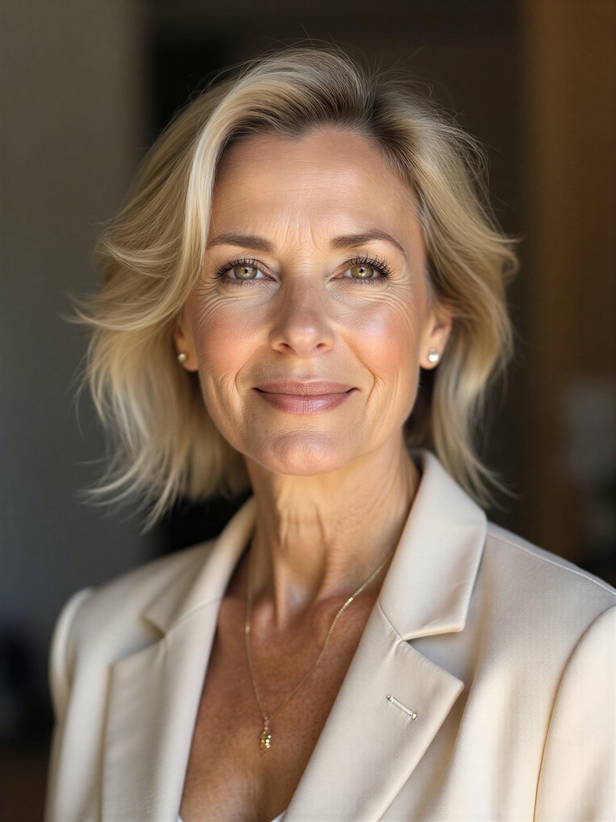 Kobieta 40 Lat Dojrzała Czterdzieści Portret Naturalna Piękna