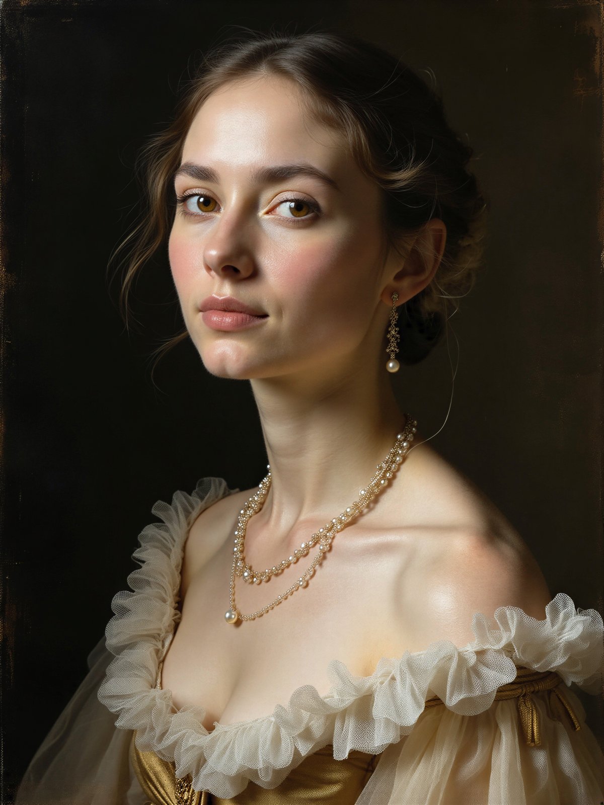 Kobieta Z Perłą Vermeer Obraz Klasyczny Renesans Sztuka