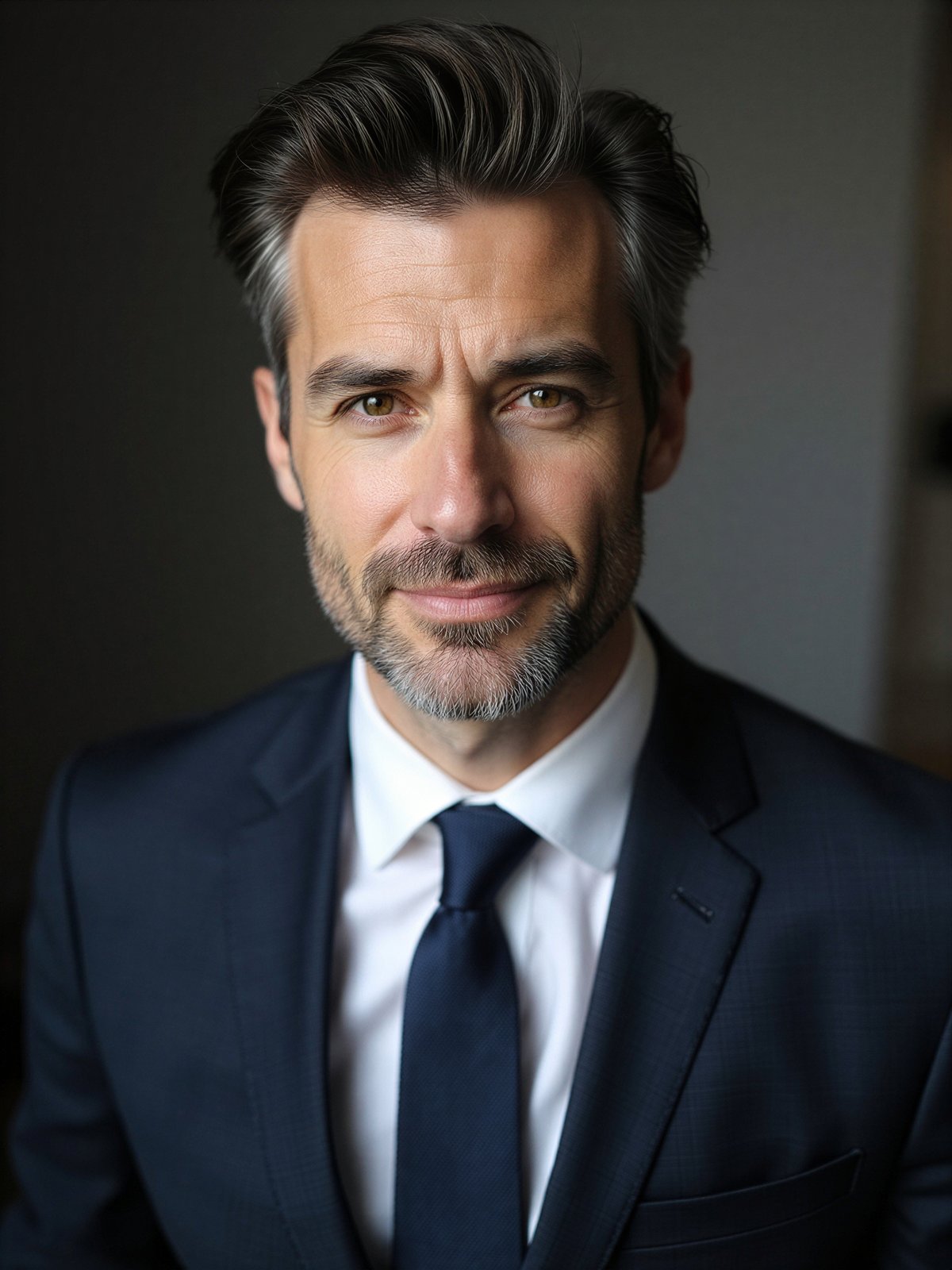 Mężczyzna Po Angielsku Przystojny Biznesowy Formalny