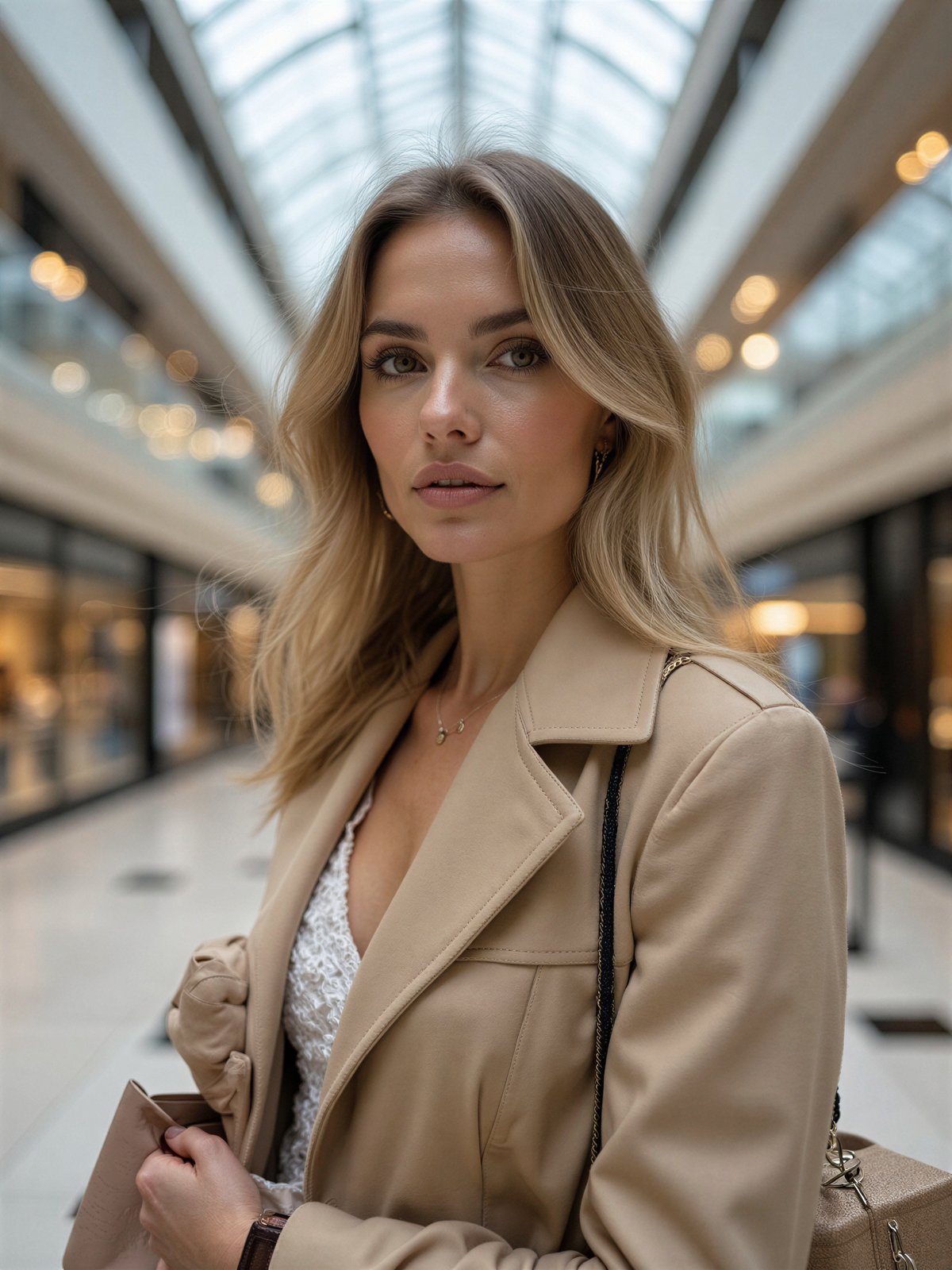 Największa Galeria W Polsce Kobieta Zakupy Centrum Handlowe