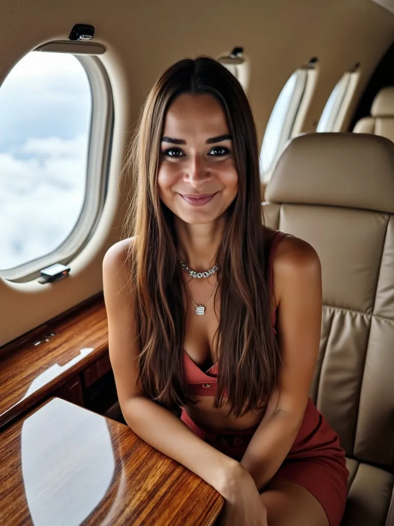 Elegancki portret biznesowy kobiety na tle panoramy miasta