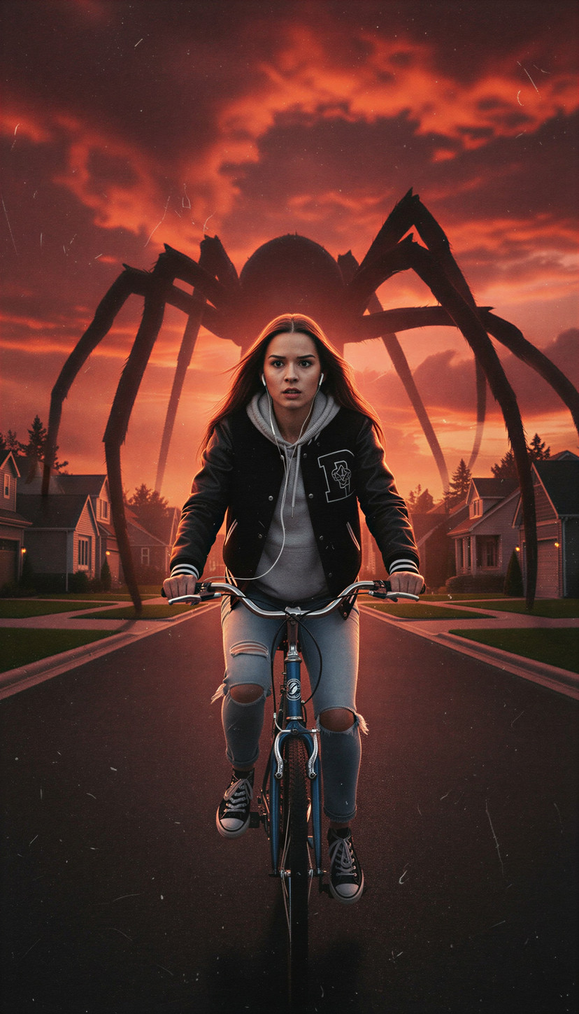 Halloweenowe zdjęcie po transformacji AI